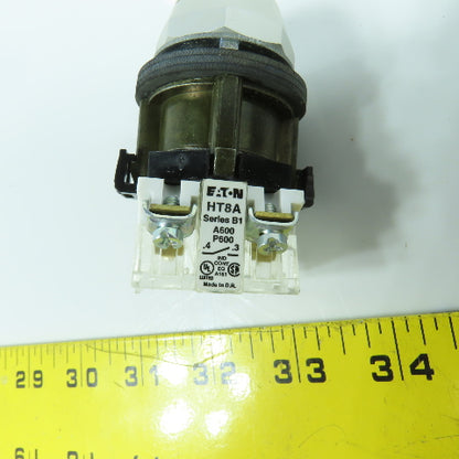 Eaton HT8A Black Momentary Contact Push Button Switches 600V Lot Of 2