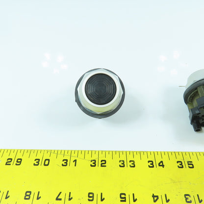 Eaton HT8A Black Momentary Contact Push Button Switches 600V Lot Of 2
