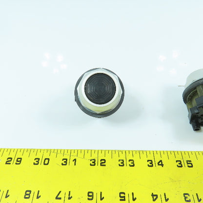Eaton HT8A Black Momentary Contact Push Button Switches 600V Lot Of 2