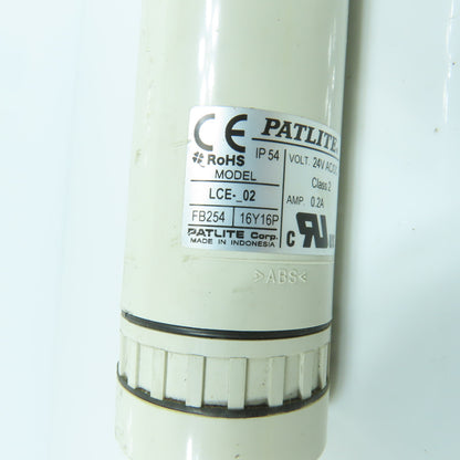 Patlite LCE-02 Red & Green Signal Stack Light 24V AC/DC