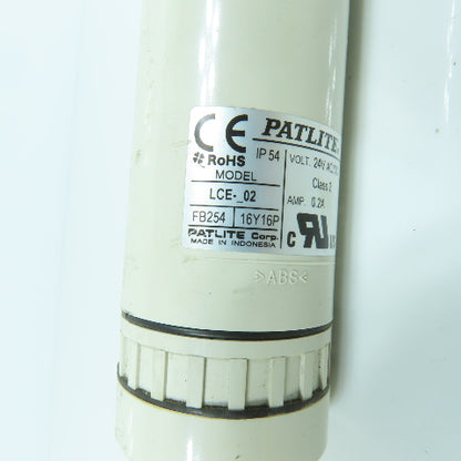 Patlite LCE-02 Red & Green Signal Stack Light 24V AC/DC