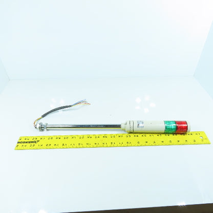Patlite LCE-02 Red & Green Signal Stack Light 24V AC/DC