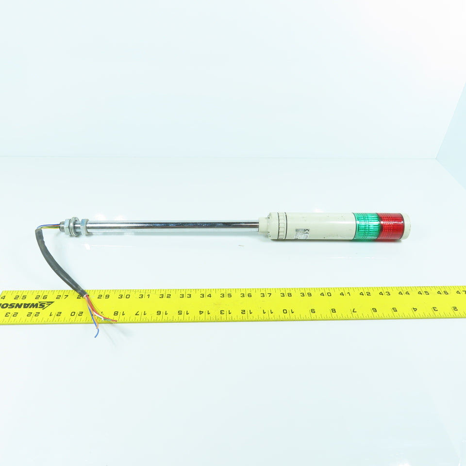 Patlite LCE-02 Red & Green Signal Stack Light 24V AC/DC