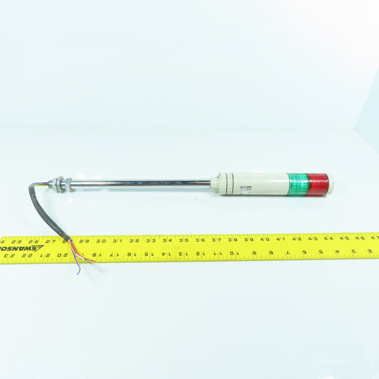 Patlite LCE-02 Red & Green Signal Stack Light 24V AC/DC