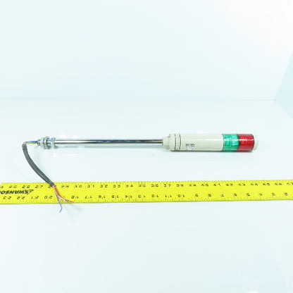 Patlite LCE-02 Red & Green Signal Stack Light 24V AC/DC
