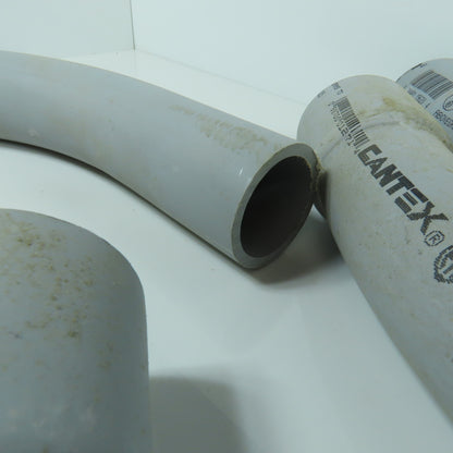 Carlon 1-1/4" 90° PVC SCH40 Elbow Bell x Slip Ridgid Nonmetallic Lot Of 5