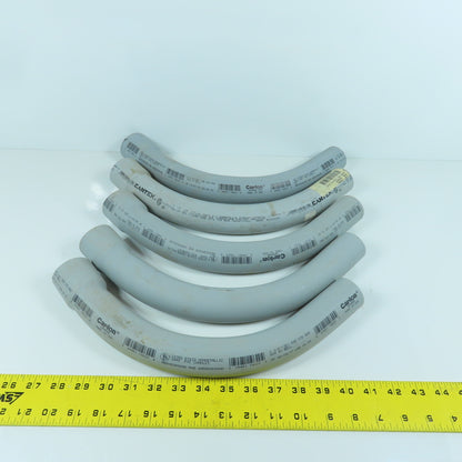Carlon 1-1/4" 90° PVC SCH40 Elbow Bell x Slip Ridgid Nonmetallic Lot Of 5