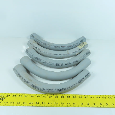 Carlon 1-1/4" 90° PVC SCH40 Elbow Bell x Slip Ridgid Nonmetallic Lot Of 5