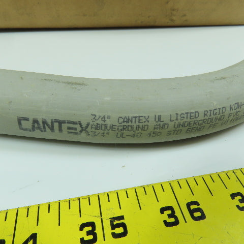 Cantex 3/4" 45° PVC SCH40 Elbow Slip x Slip Ridgid Nonmetallic Lot Of 22