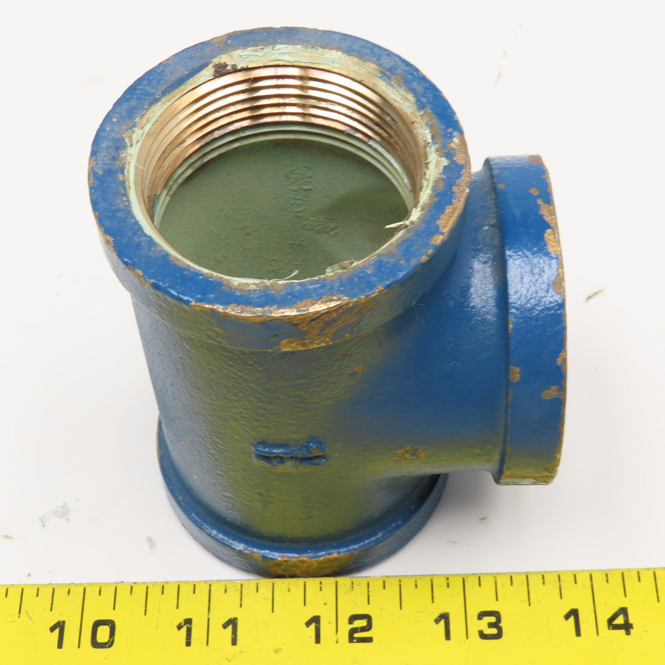 SA 1-1/2" NPT Female Brass Pipe TEE