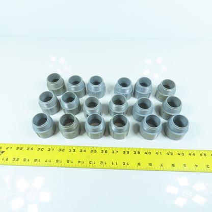 Carlon 1-1/4"Threaded Male x Socket PVC Box Adapter Terminal Lot Of 18