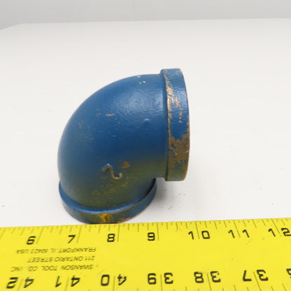 SA 2" NPT Female Brass Pipe Elbow 90°