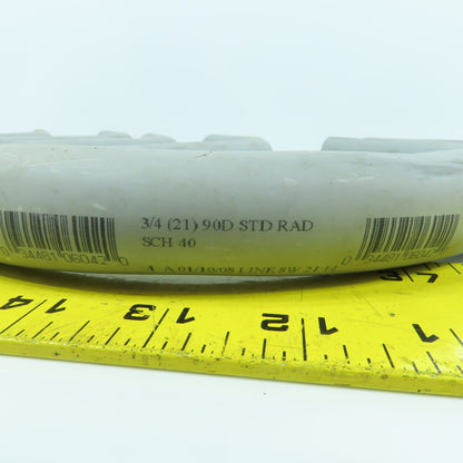 Carlon 3/4" 90° PVC SCH40 Elbow Slip x Slip Ridgid Nonmetallic Lot Of 10