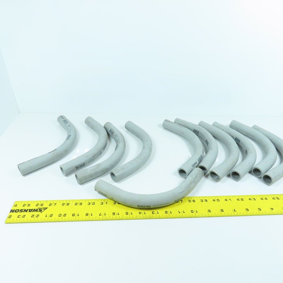 Carlon 3/4" 90° PVC SCH40 Elbow Slip x Slip Ridgid Nonmetallic Lot Of 10