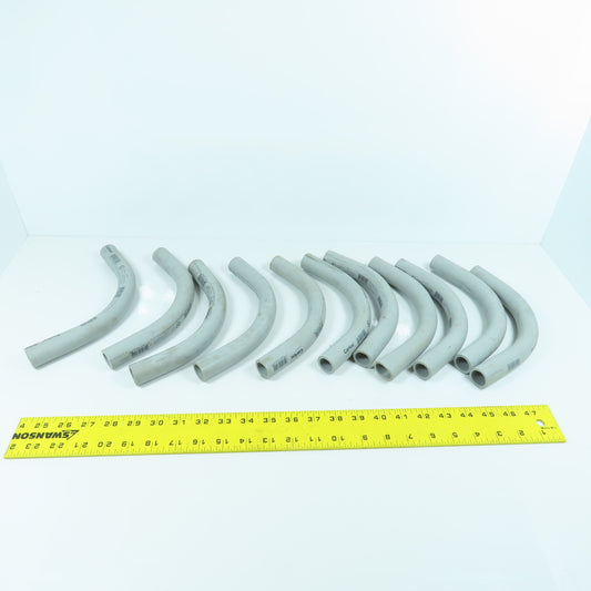 Carlon 3/4" 90° PVC SCH40 Elbow Slip x Slip Ridgid Nonmetallic Lot Of 10