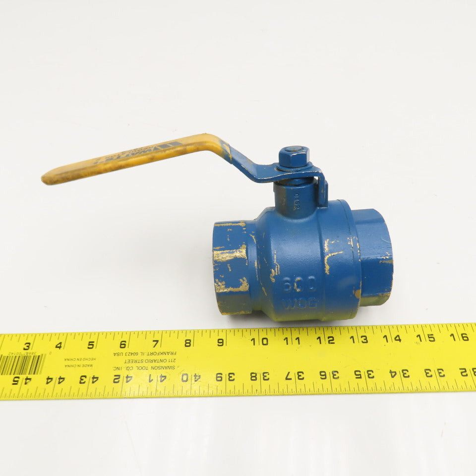 Watts 2" NPT Brass Ball Valve 600 WOG 150 WSP