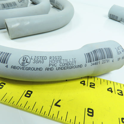 Carlon 3/4" 90° PVC SCH40 Elbow Bell End x Slip Ridgid Nonmetallic Lot Of 11