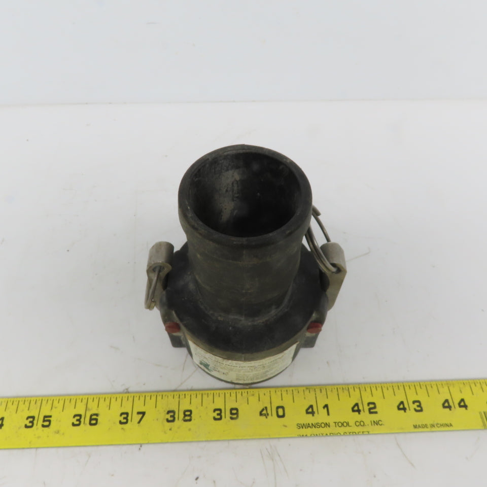 Green Leaf GLP200C Cam Lever Coupling 2" Female x Hose Barb 125 psi