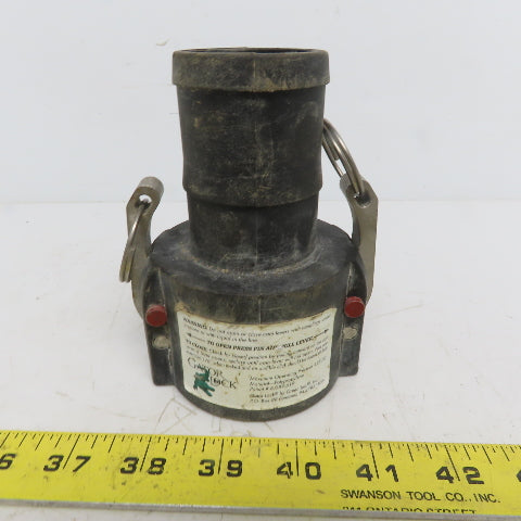 Green Leaf GLP200C Cam Lever Coupling 2" Female x Hose Barb 125 psi