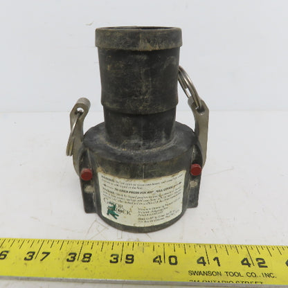 Green Leaf GLP200C Cam Lever Coupling 2" Female x Hose Barb 125 psi