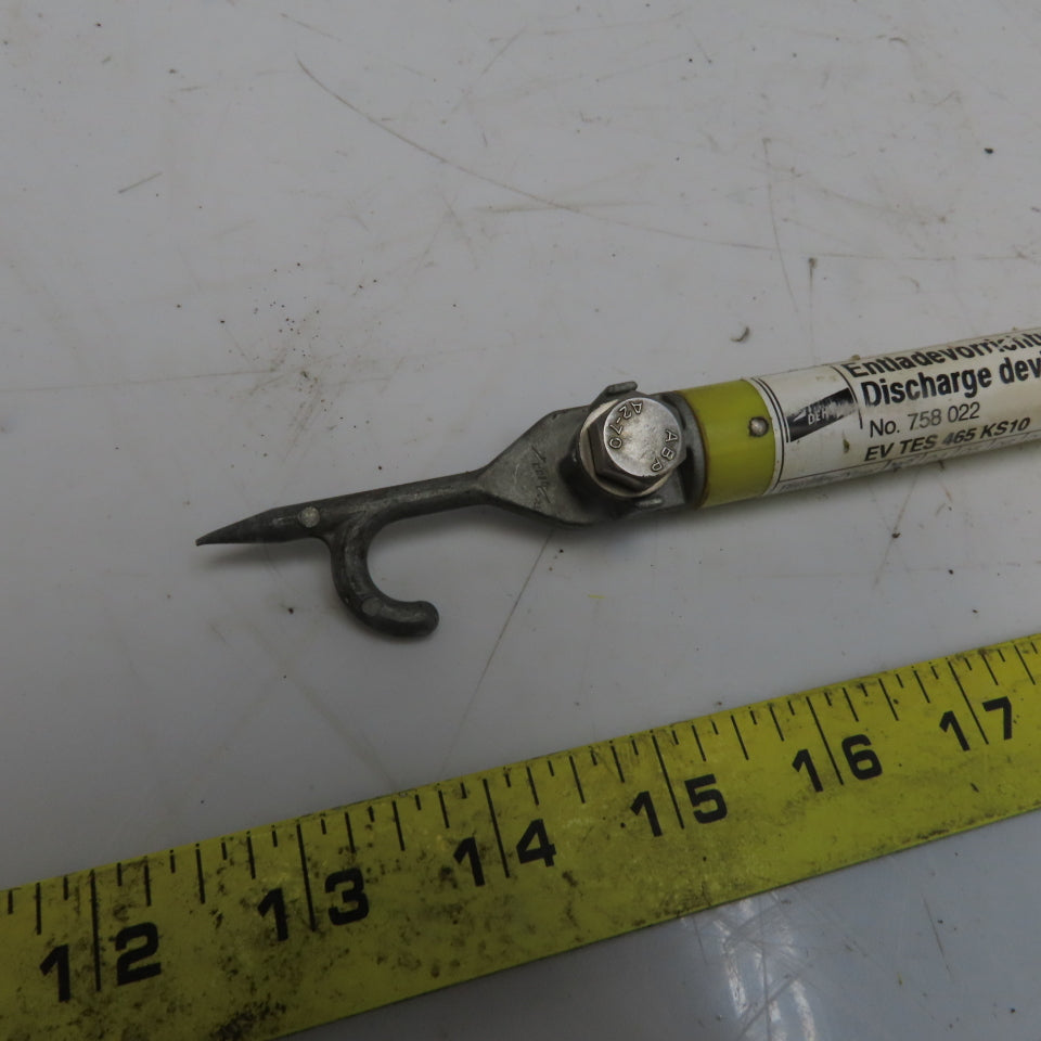 Entladevorrichtung No. 758 022 Single-Pole Earthing & Discharge Device Ground