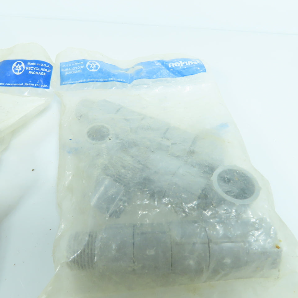 Carlon E943D16L 1/2" Threaded Male PVC SCH40 Box Adapters Lot Of 45