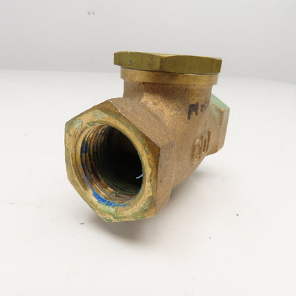CDI 1" Brass Inline Air Flow Check Valve Pipe Fitting