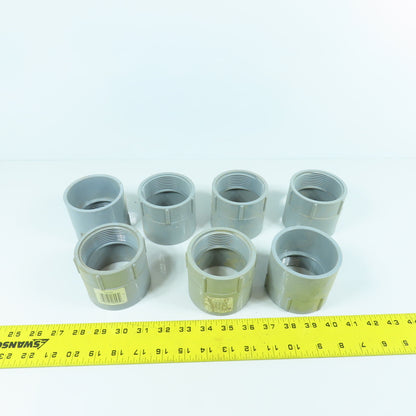 Carlon E942K 2-1/2" Threaded x Slip Female PVC Terminal Adapter Lot Of 7
