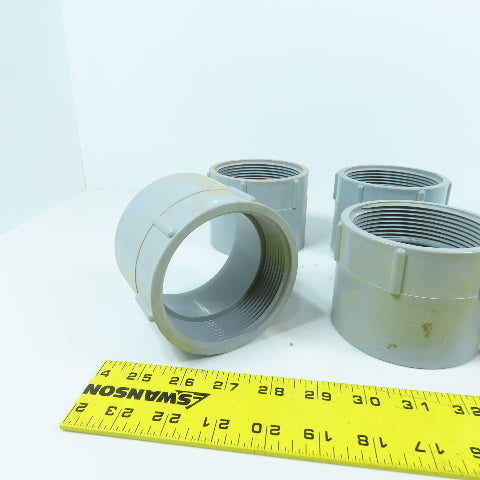 Carlon E942L 3" Threaded x Slip Female PVC Terminal Adapter Lot Of 7