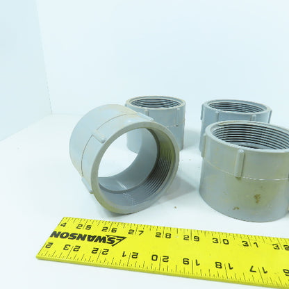 Carlon E942L 3" Threaded x Slip Female PVC Terminal Adapter Lot Of 7