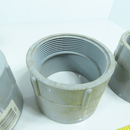 Carlon E942L 3" Threaded x Slip Female PVC Terminal Adapter Lot Of 7