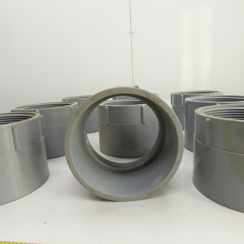 Carlon E942M 3-1/2" Threaded Female x Slip PVC Adapter Lot Of 11