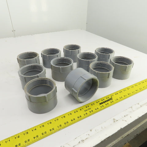 Carlon E942M 3-1/2" Threaded Female x Slip PVC Adapter Lot Of 11