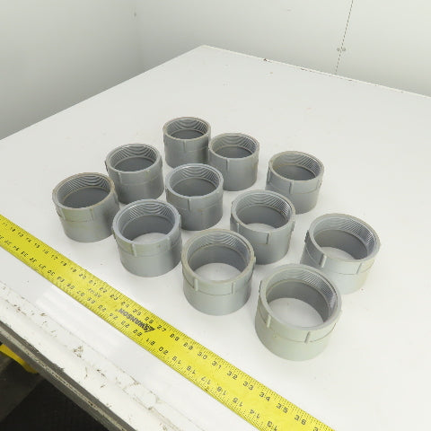 Carlon E942M 3-1/2" Threaded Female x Slip PVC Adapter Lot Of 11