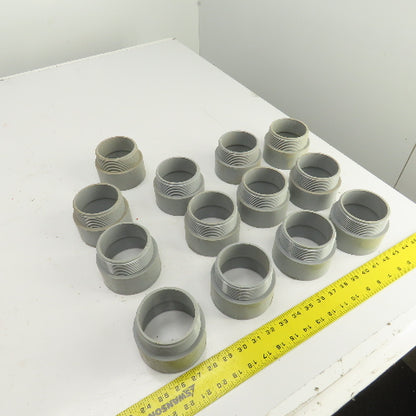 Carlon 3" Threaded Male x Slip PVC Terminal Adapter Lot Of 13