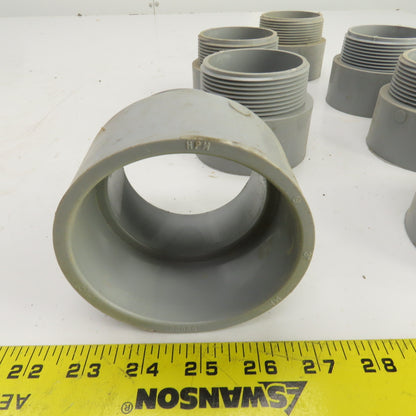 Carlon 3" Threaded Male x Slip PVC Terminal Adapter Lot Of 13