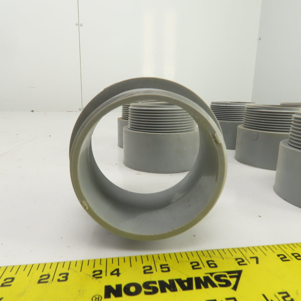 Carlon 3" Threaded Male x Slip PVC Terminal Adapter Lot Of 13