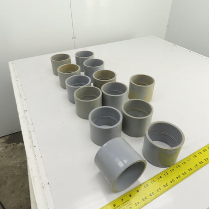 Carlon 3-1/2" Slip x Slip PVC Female Coupling Lot Of 13