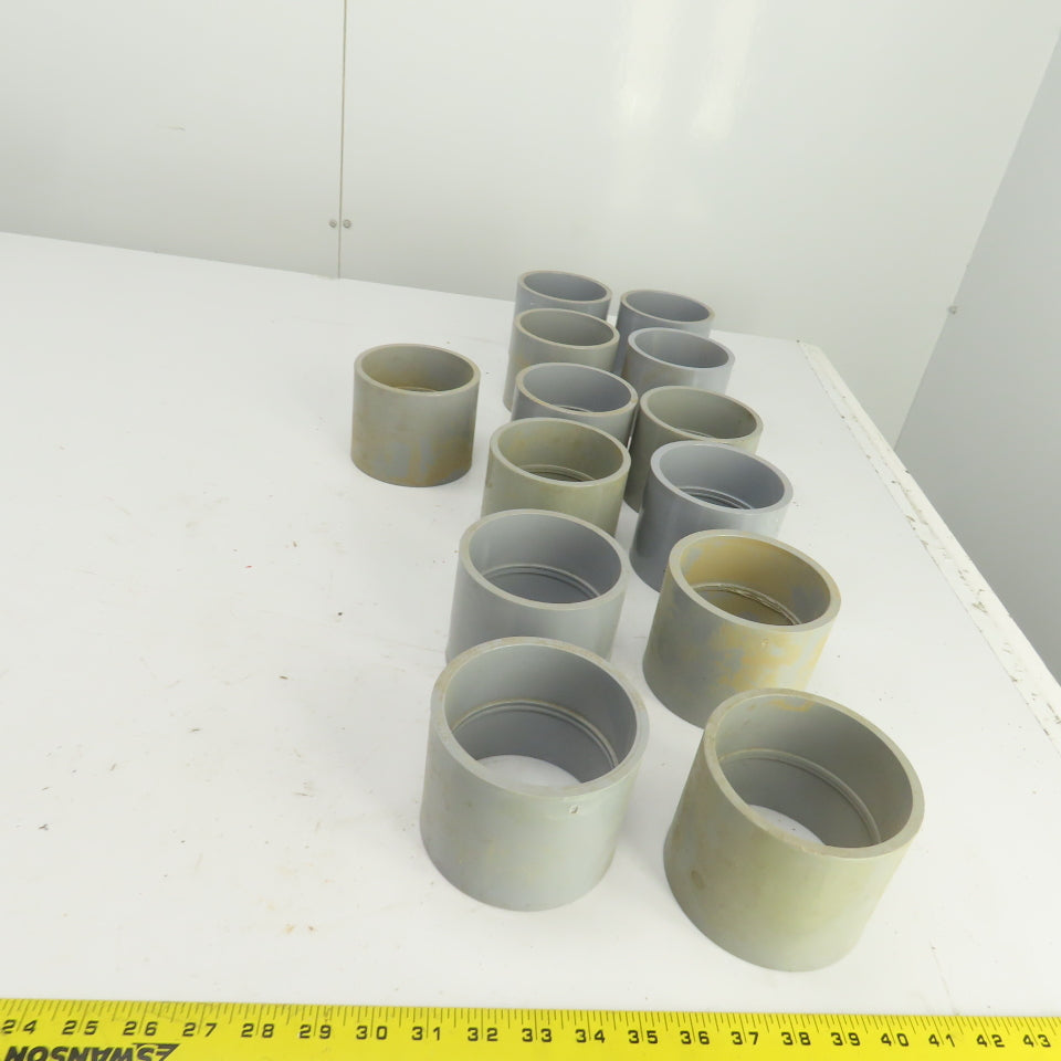 Carlon 3-1/2" Slip x Slip PVC Female Coupling Lot Of 13