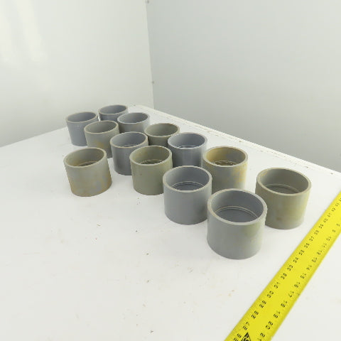 Carlon 3-1/2" Slip x Slip PVC Female Coupling Lot Of 13