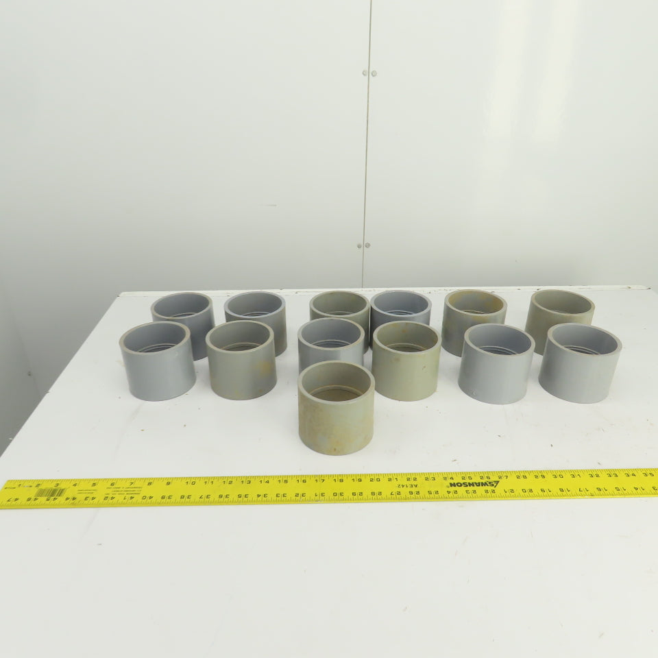 Carlon 3-1/2" Slip x Slip PVC Female Coupling Lot Of 13