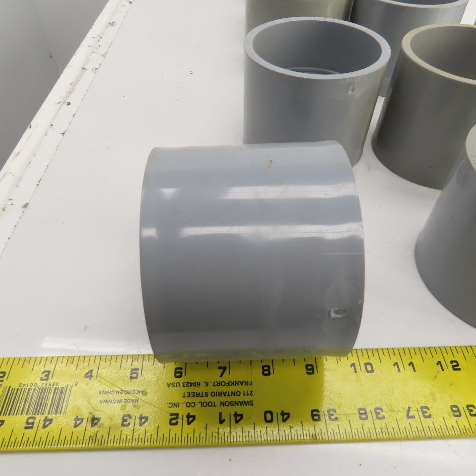 Carlon 3-1/2" Slip x Slip PVC Female Coupling Lot Of 13