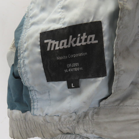 Makita DFJ201 Cordless Fan Jacket (Large) 18V W/Battery Adapter (No Battery)