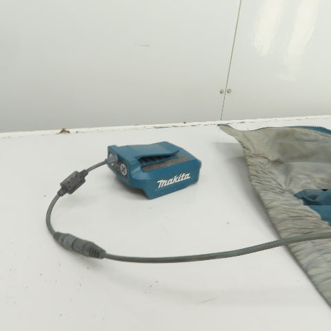 Makita DFJ201 Cordless Fan Jacket (Large) 18V W/Battery Adapter (No Battery)