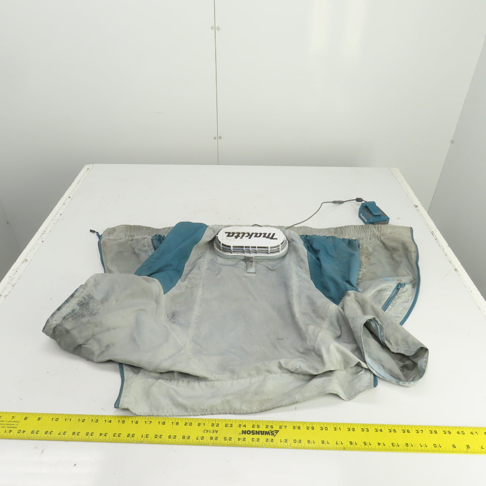 Makita DFJ201 Cordless Fan Jacket (Large) 18V W/Battery Adapter (No Battery)