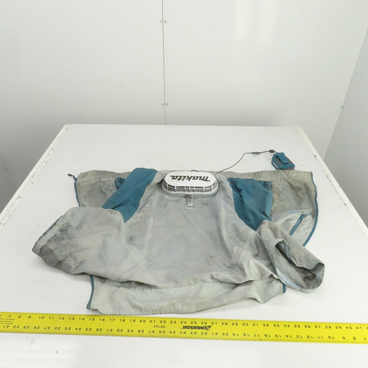Makita DFJ201 Cordless Fan Jacket (Large) 18V W/Battery Adapter (No Battery)