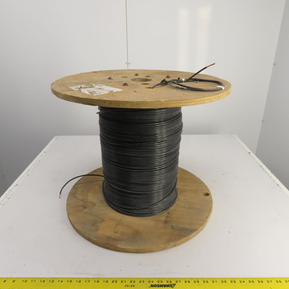 THHN/THWN-2 8 AWG Strand Copper Wire Black 600V 1000'