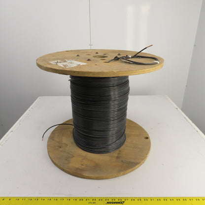THHN/THWN-2 8 AWG Strand Copper Wire Black 600V 1000'