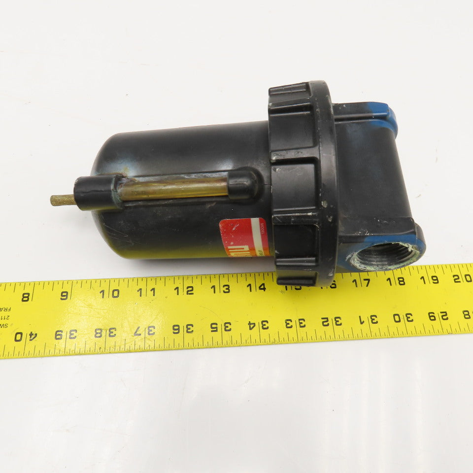 Numatics UF50A-08A 1" Compressed Air Filter Mist Separator Manual Drain