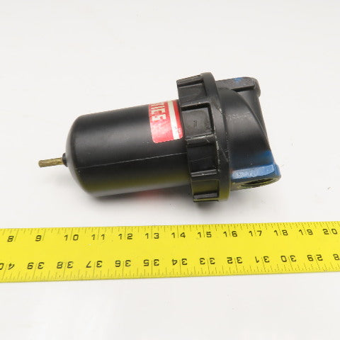 Numatics UF50A-08A 1" Compressed Air Filter Mist Separator Manual Drain